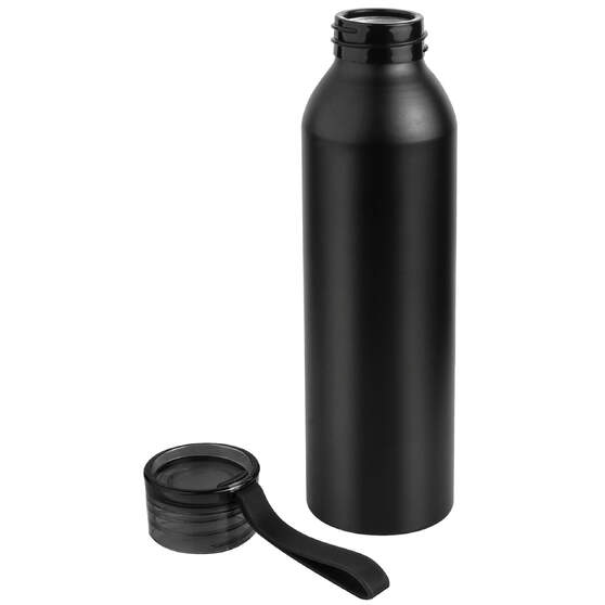Бутылка для воды VIKING BLACK 650мл. Черная с черной крышкой 6142.08-1