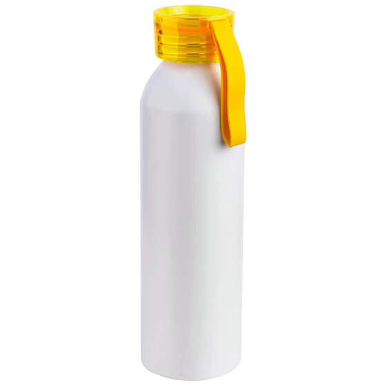 Бутылка для воды VIKING WHITE 650мл. Белая с желтой крышкой 6143.04-1