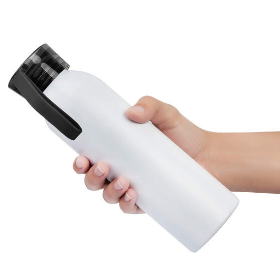 Бутылка для воды VIKING WHITE 650мл. Белая с черной крышкой 6143.08-2