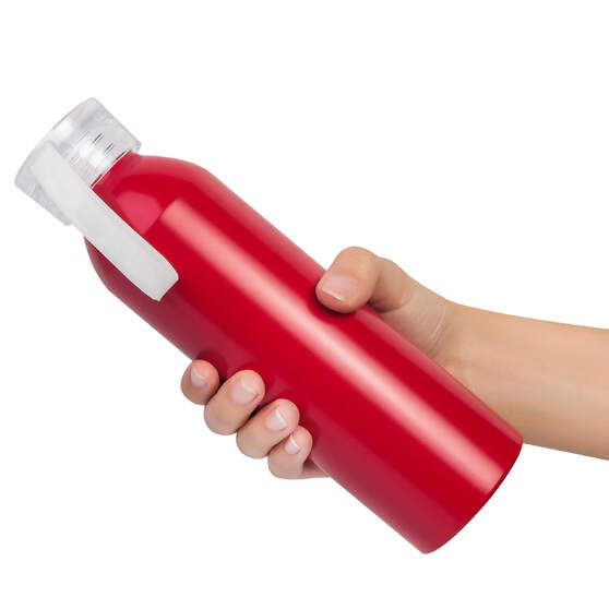 Бутылка для воды VIKING RED 650мл. Красная с белой крышкой 6144.07-3