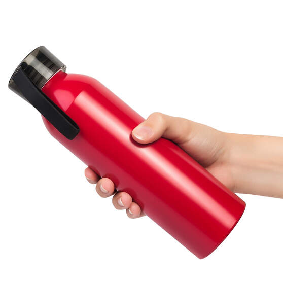 Бутылка для воды VIKING RED 650мл. Красная с черной крышкой 6144.08-3