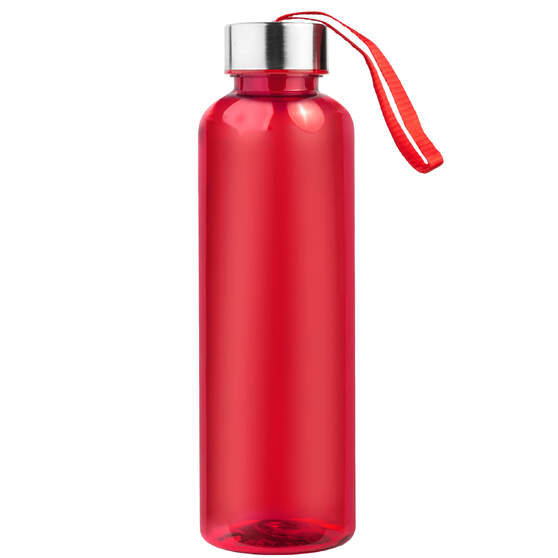Бутылка для воды VERONA PET COLOR 550мл Красная с красным 6261.03-1