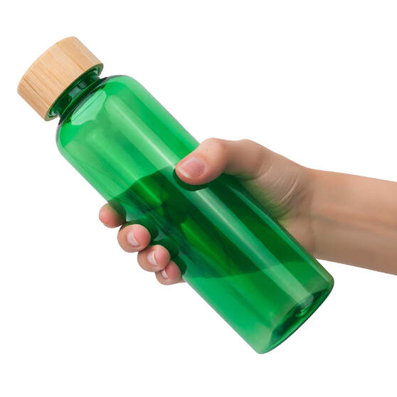 Бутылка для воды BAMBOO PET 550мл. Зеленая 6264.02-2