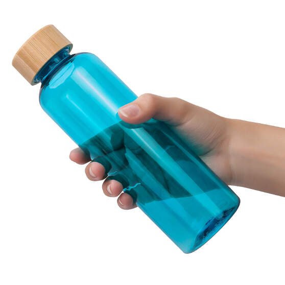 Бутылка для воды BAMBOO PET 550мл. Голубая 6264.12-2