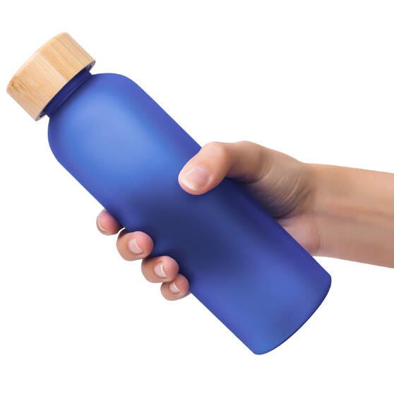Бутылка для воды BAMBOO PET SOFT 550мл. Синяя 6265.01-2