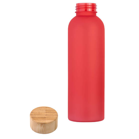 Бутылка для воды BAMBOO PET SOFT 550мл. Красная 6265.03-1