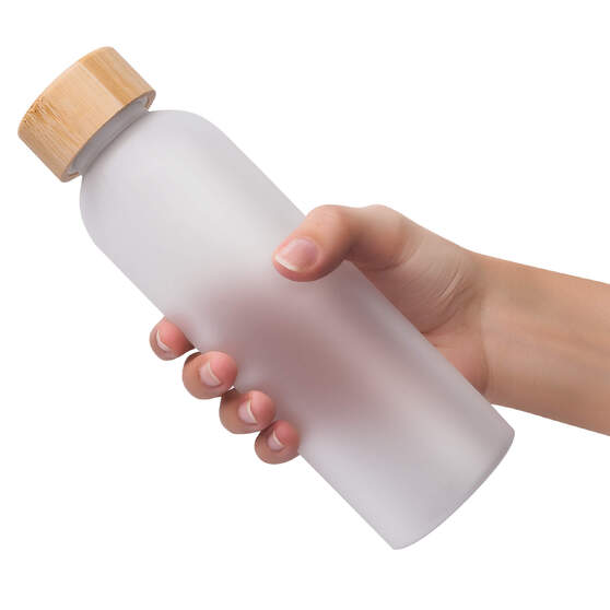Бутылка для воды BAMBOO PET SOFT 550мл. Белая 6265.07-2