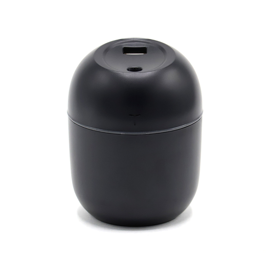 Светодиодный USB увлажнитель Egg с подсветкой, черный-S