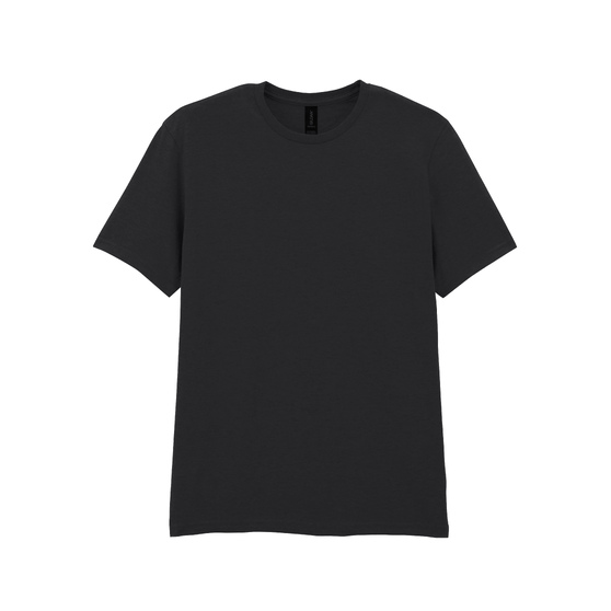 Футболка SOFTSTYLE, ЧЕРНЫЙ 4XL