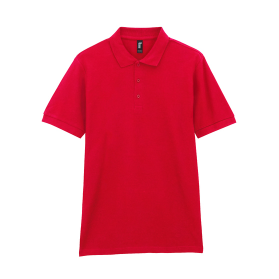 Футболка поло PREMIUM COTTON ADULT DOUBLE PIQUE, КРАСНЫЙ XL