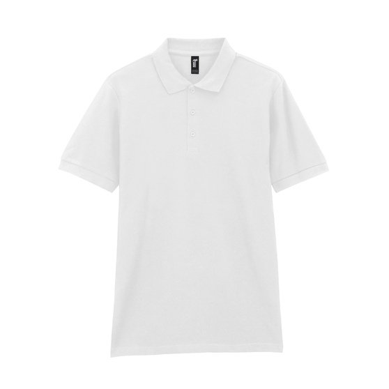Футболка поло PREMIUM COTTON ADULT DOUBLE PIQUE, БЕЛЫЙ M