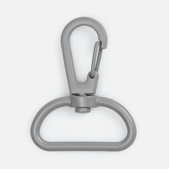 Застежка-карабин Snap Hook, L, серая