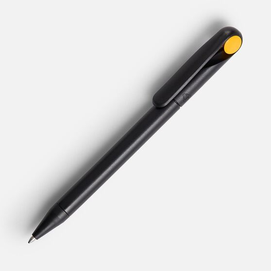 Ручка шариковая Prodir DS1 TMM Dot, черная с желтым