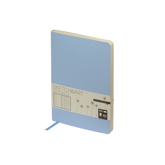 Скетчбук А5 «Sketch & Art» 100 г/м2, soft-touch