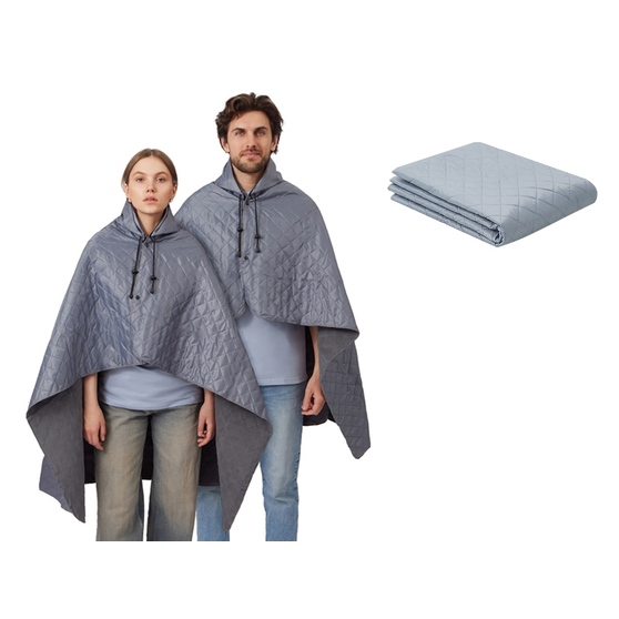 Плед-пончо 2-в-1 «Cappy» с капюшоном и мешком