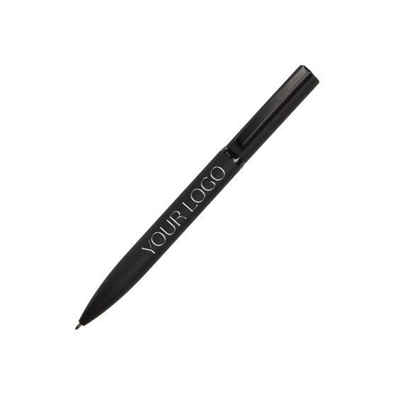 Ручка шариковая металлическая «Siegfried Silver» soft-touch с зеркальным слоем