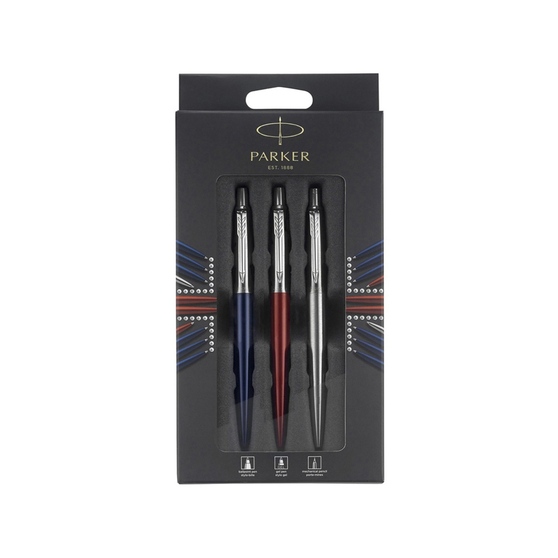 Набор Parker Jotter London Trio: ручка гелевая, ручка шариковая. карандаш