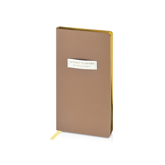 Еженедельник недатированный А6 «Total beige»
