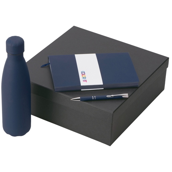 Подарочный набор "Color it" с блокнотом, металлической ручкой и термобутылкой