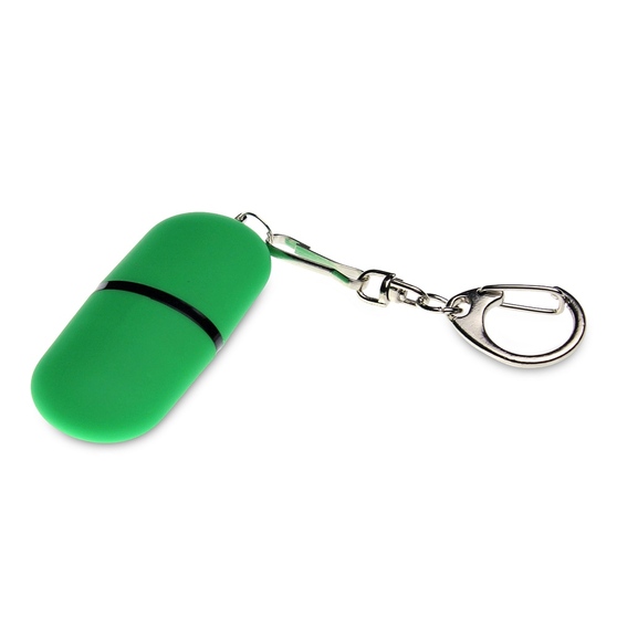 USB 2.0- флешка «Goutte Soft-touch» на 32 Гб каплевидной формы