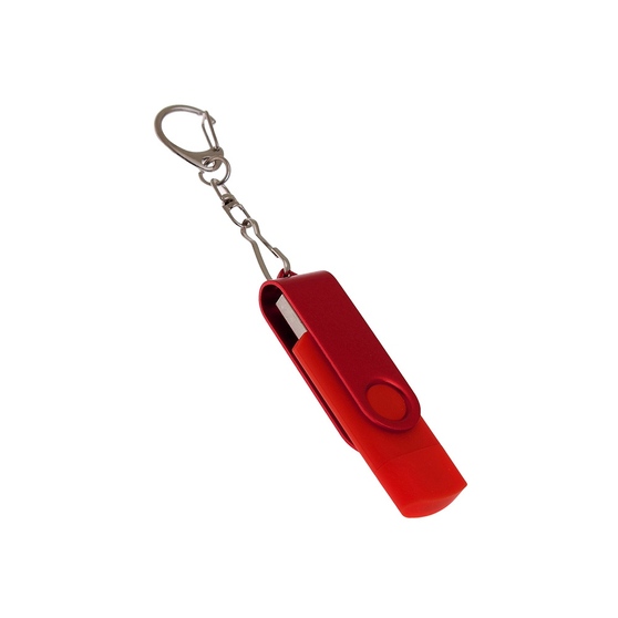 USB 3.0- флешка на 256 Гб с поворотным механизмом и дополнительным разъемом Type-C