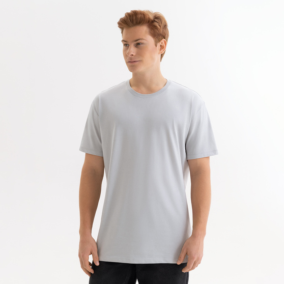 Футболка унисекс Крис (Kris), 150 гр., светло-серая, размер L
