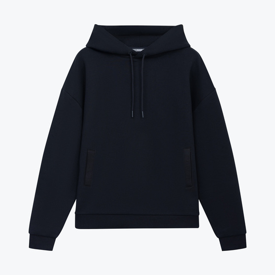 Худи релакс унисекс Баланс (Balance), с начесом, синий, размер 3XL/4XL