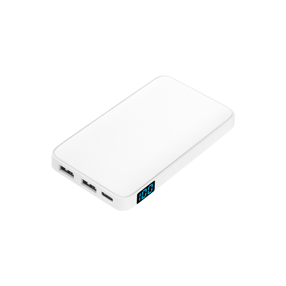 Внешний аккумулятор с подсветкой Анкор (Ancor) 5000 mAh, белый