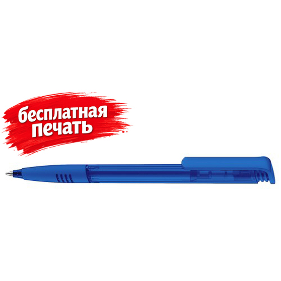 2234 ШР сп Super Hit Clear Soft grip zone прозрачно-синий 2935