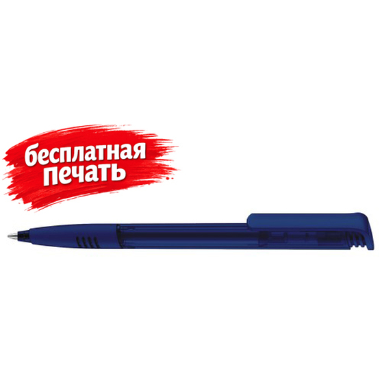 2234 ШР сп Super Hit Clear Soft grip zone прозрачно-т.синий 2757