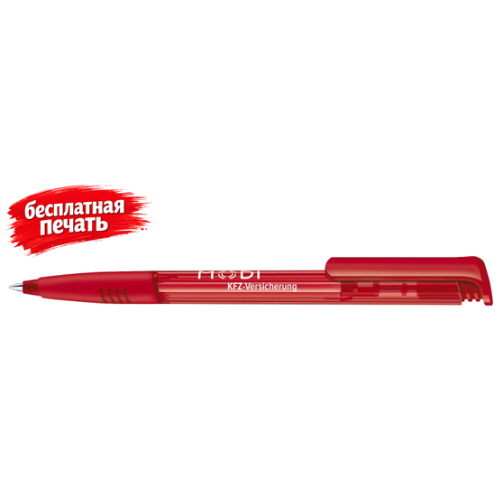 2234 ШР сп Super Hit clear soft grip zone красные  186