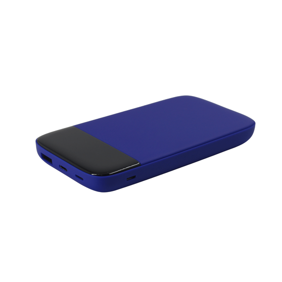 Внешний аккумулятор Bplanner Power 3 ST, софт-тач, 10000 mAh (Синий)