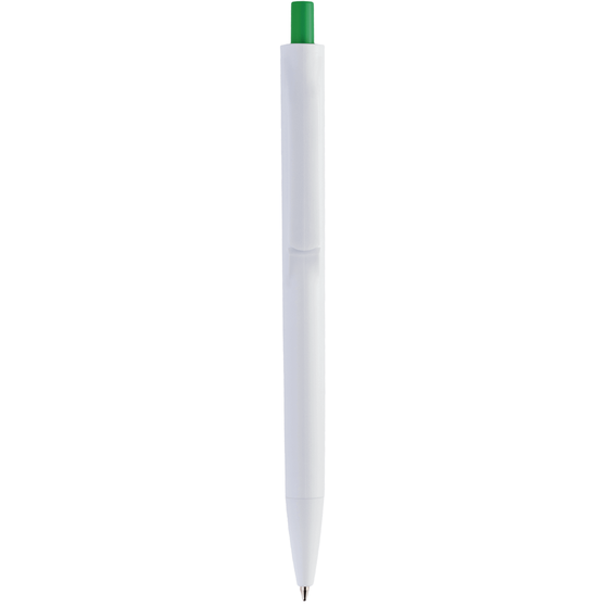 Ручка IGLA COLOR Белая с зеленой кнопкой 1033.02
