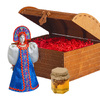 синий